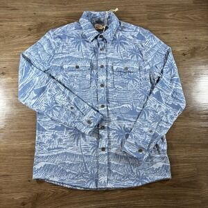 Faherty Legend Sweater Shirt Men's Size Large Coastal Waters Blue NWOT